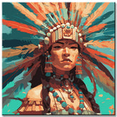 Native American Paint by Numbers